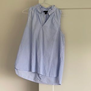 J crew never worn size 2 summer blouse in blue
